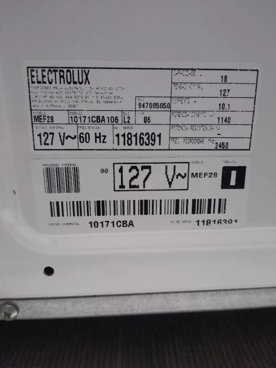 micro-ondas Electrolux modelo MEF28 de 18 litros 110V - Foto 5