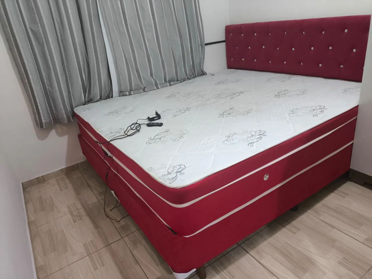 Cama super king colchão magnético - Foto 5
