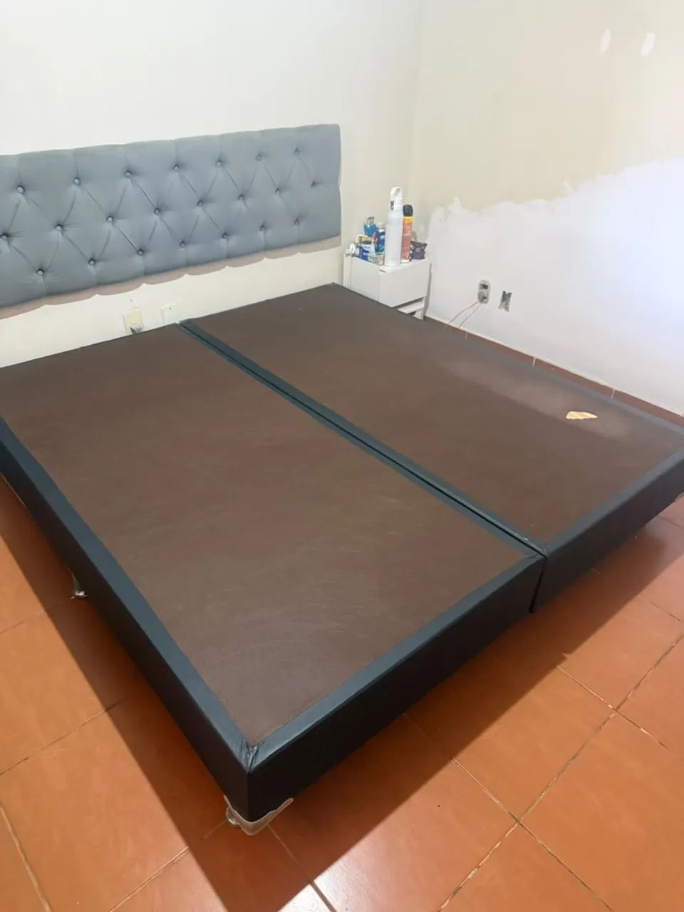 Cama box King Size + colchão Ortobom - Foto 2