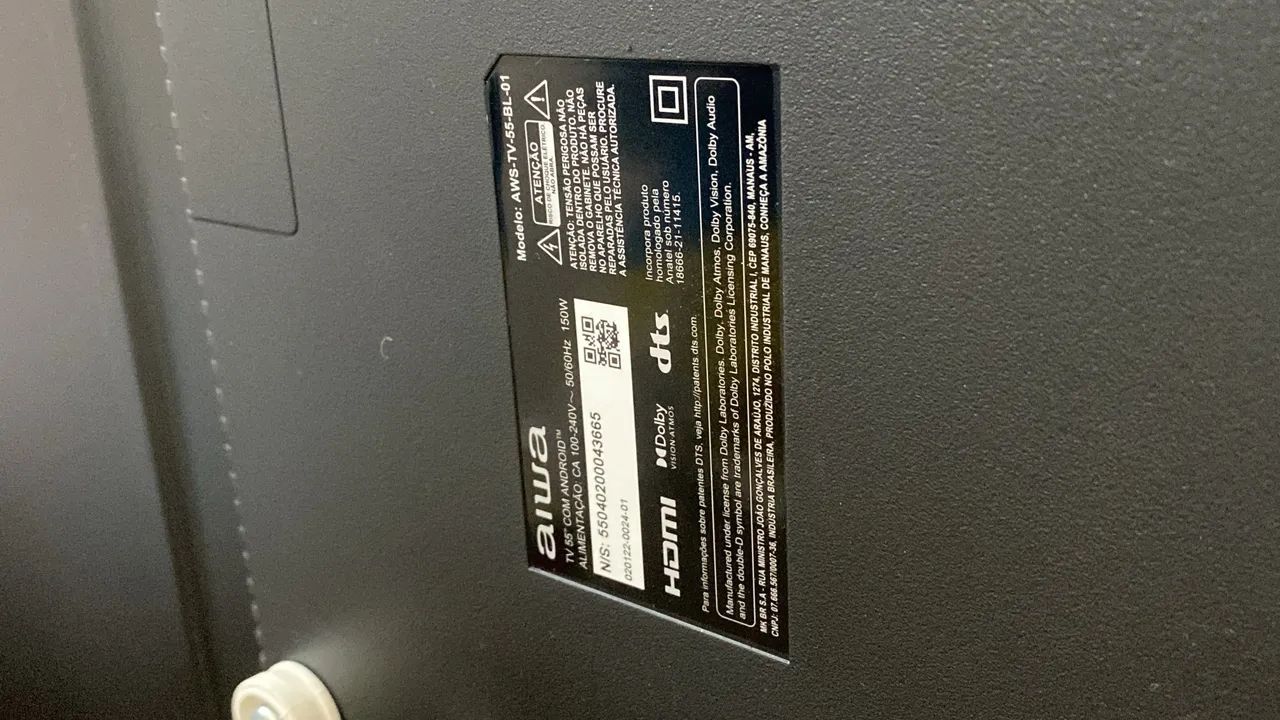TV AIWA 55 - com defeito 