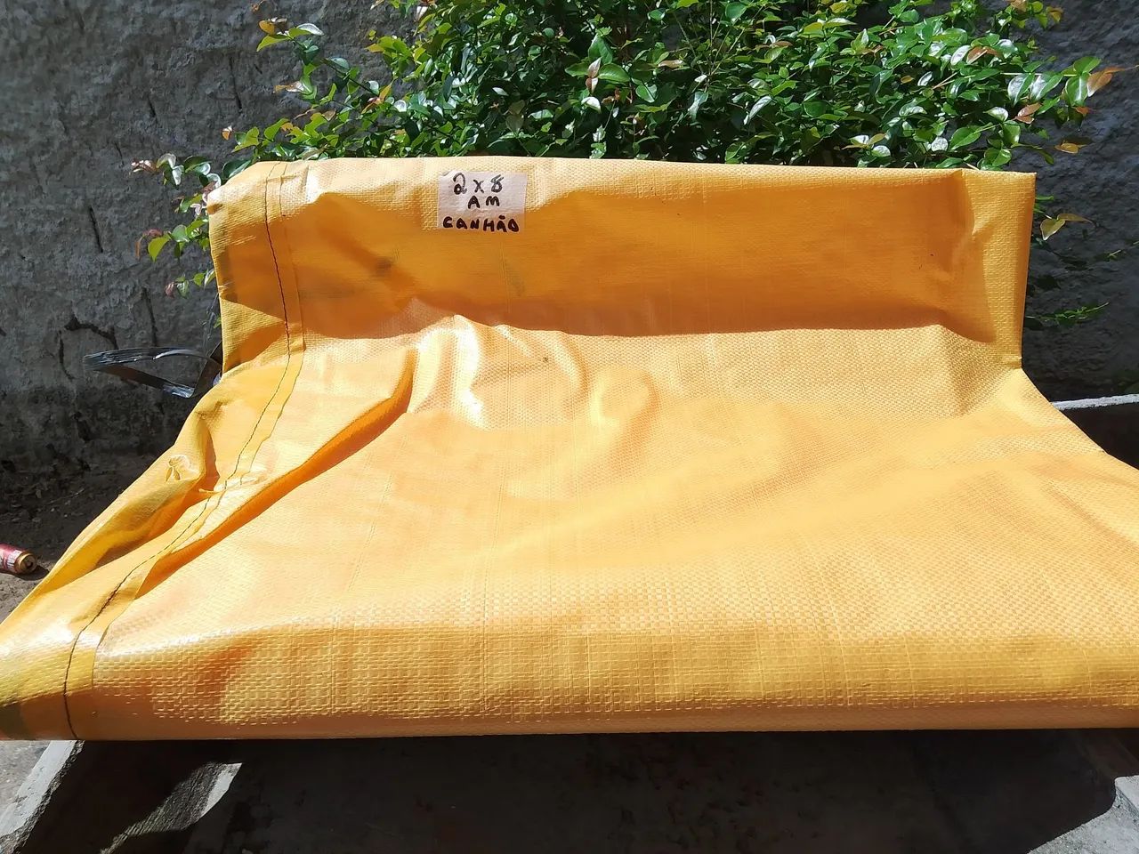Lona para aviário 8x2 resistente 