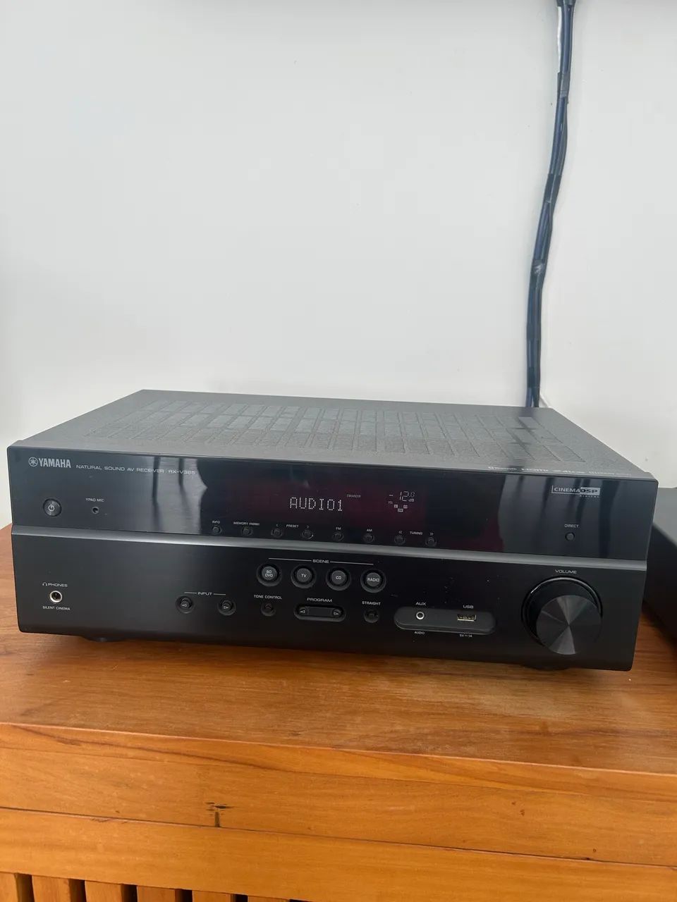 Receiver Yamaha rx-v385 Bivolt - Foto 2
