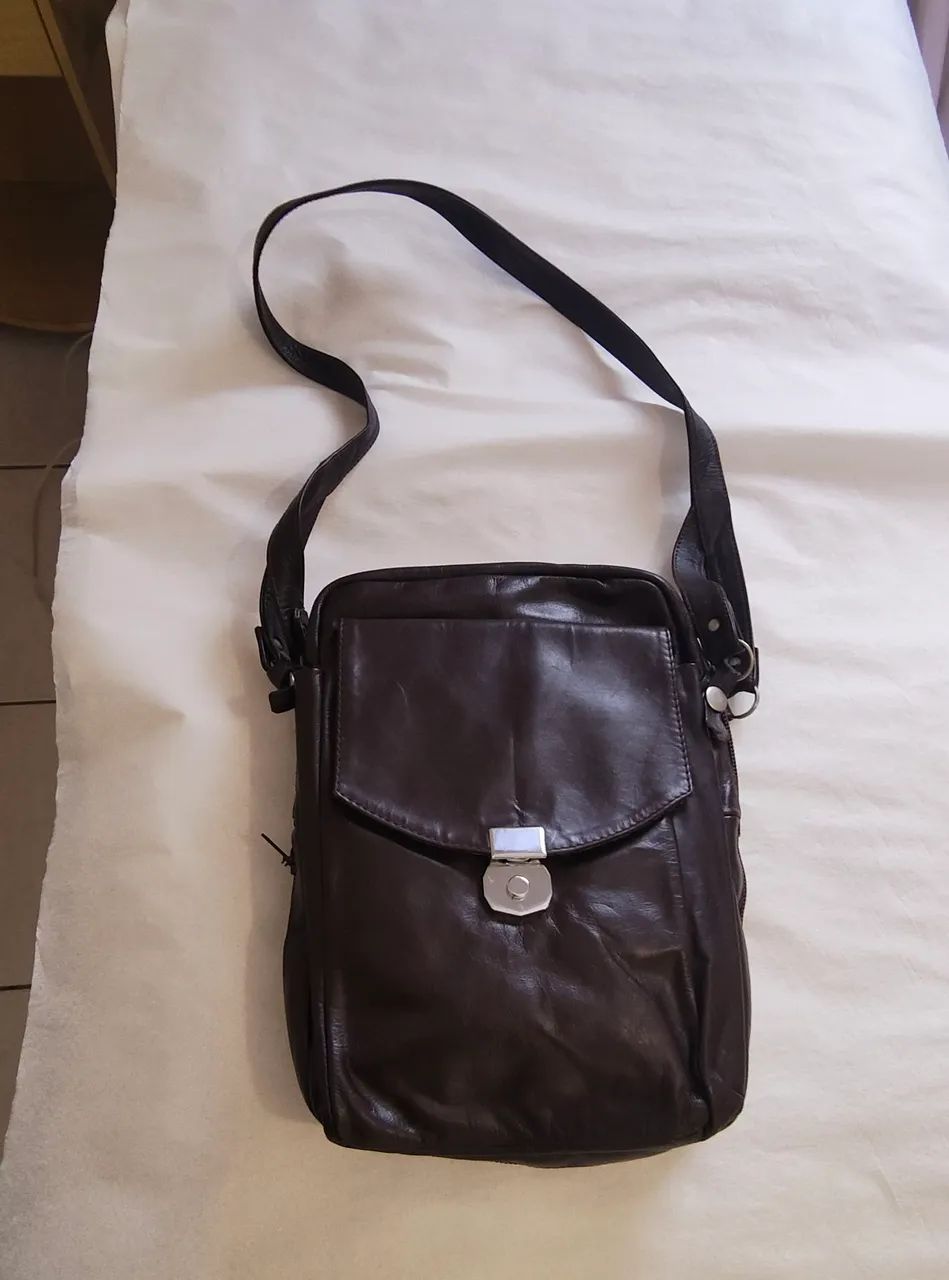 Bolsa para viagem couro 2 em 1 - Foto 4