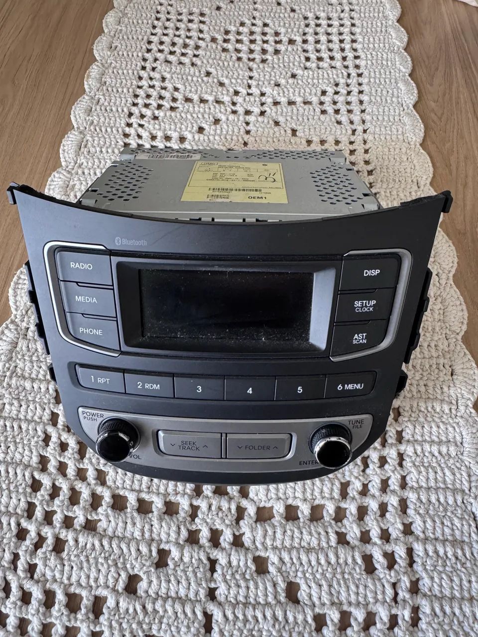 Vendo rádio original Hyundai Mobis, modelo ACB 10UBS. - Foto 3