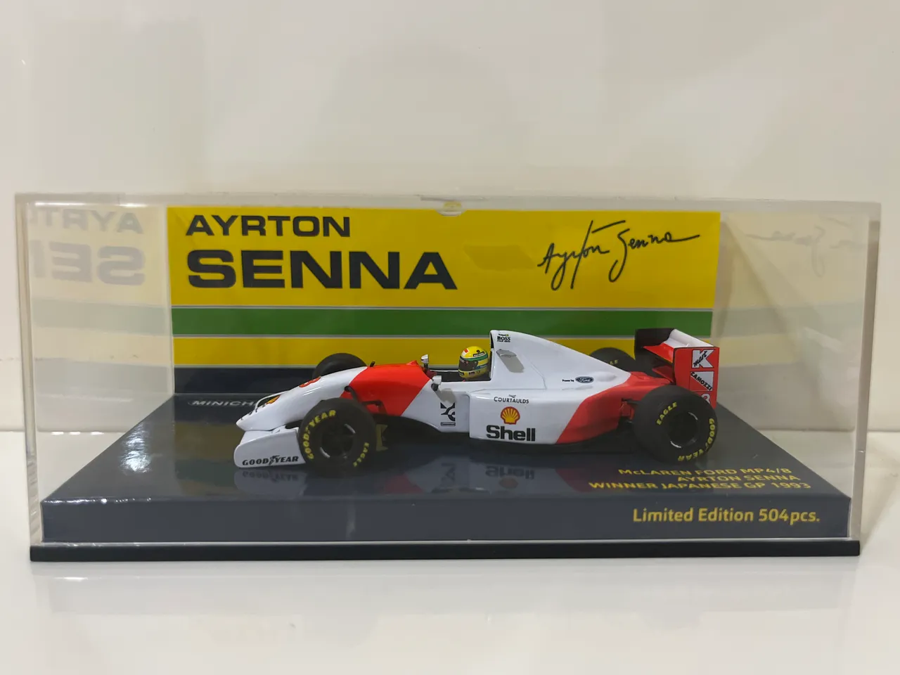 Ayrton Senna F1 Minichamps 1:18 McLaren Honda MP4/7 1992 - Hobbies