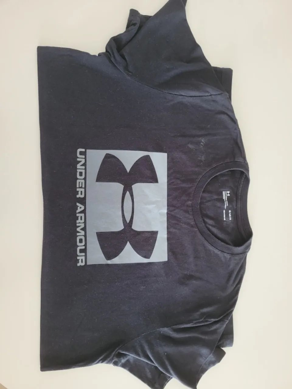 Camiseta Under Armour Boxed Preta Original