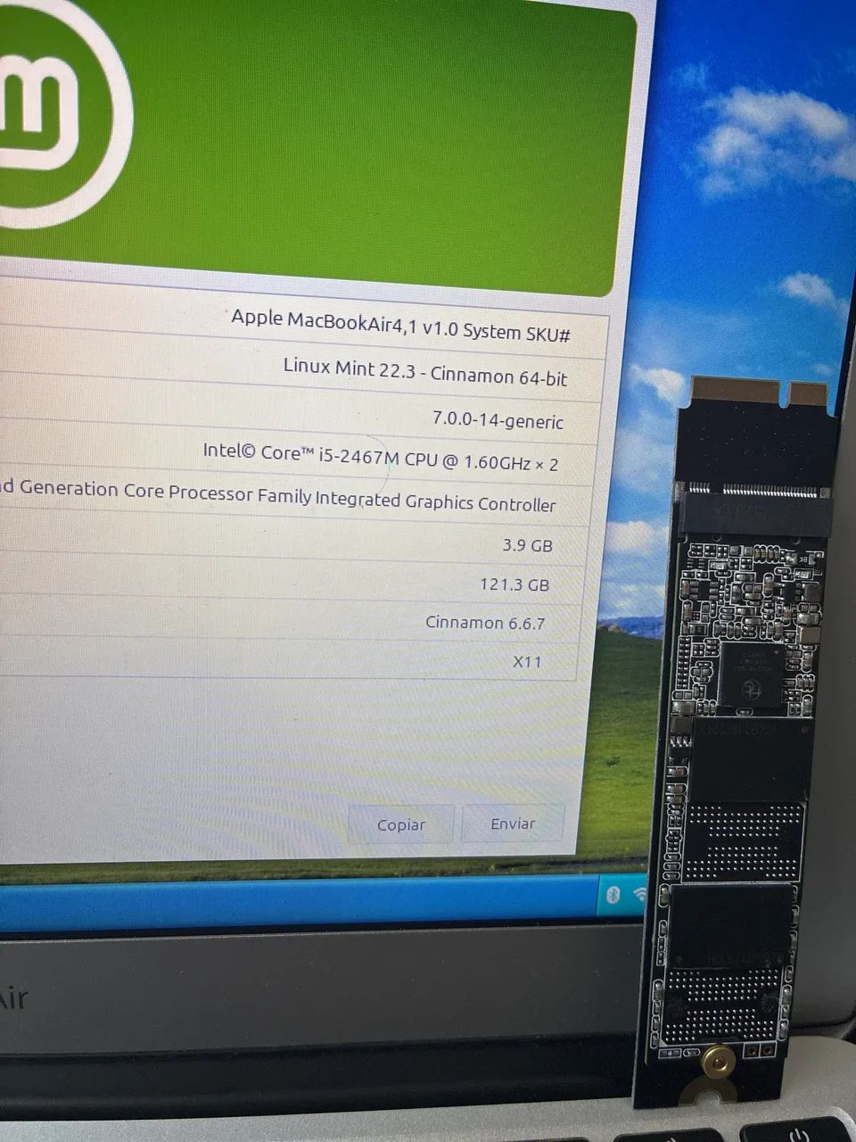 Macbook air 11 de 2011 i5 funcionando 100% chama - Foto 4