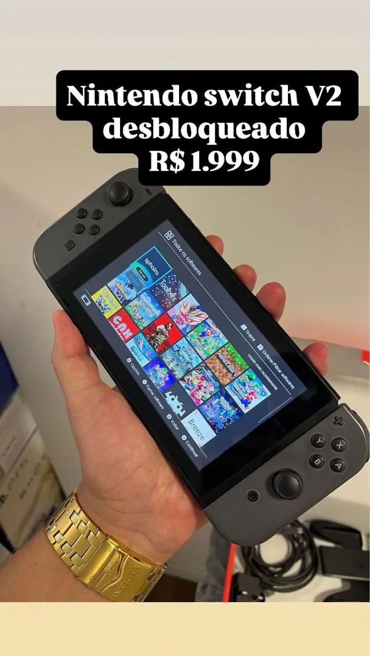 Nintendo switch V2 desbloqueado