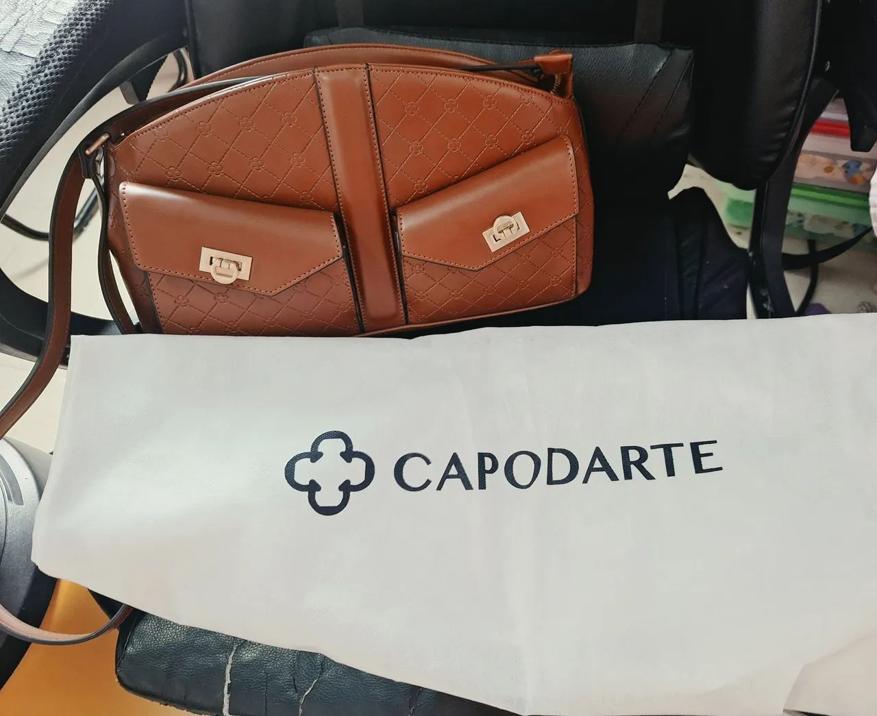 Bolsa feminina caramelo - Foto 2