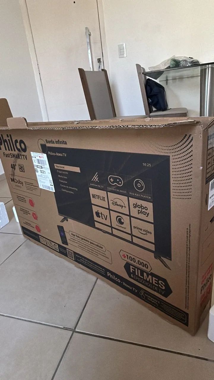 TV PHILCO 40p - NOVA COM DEFEITO - Foto 3