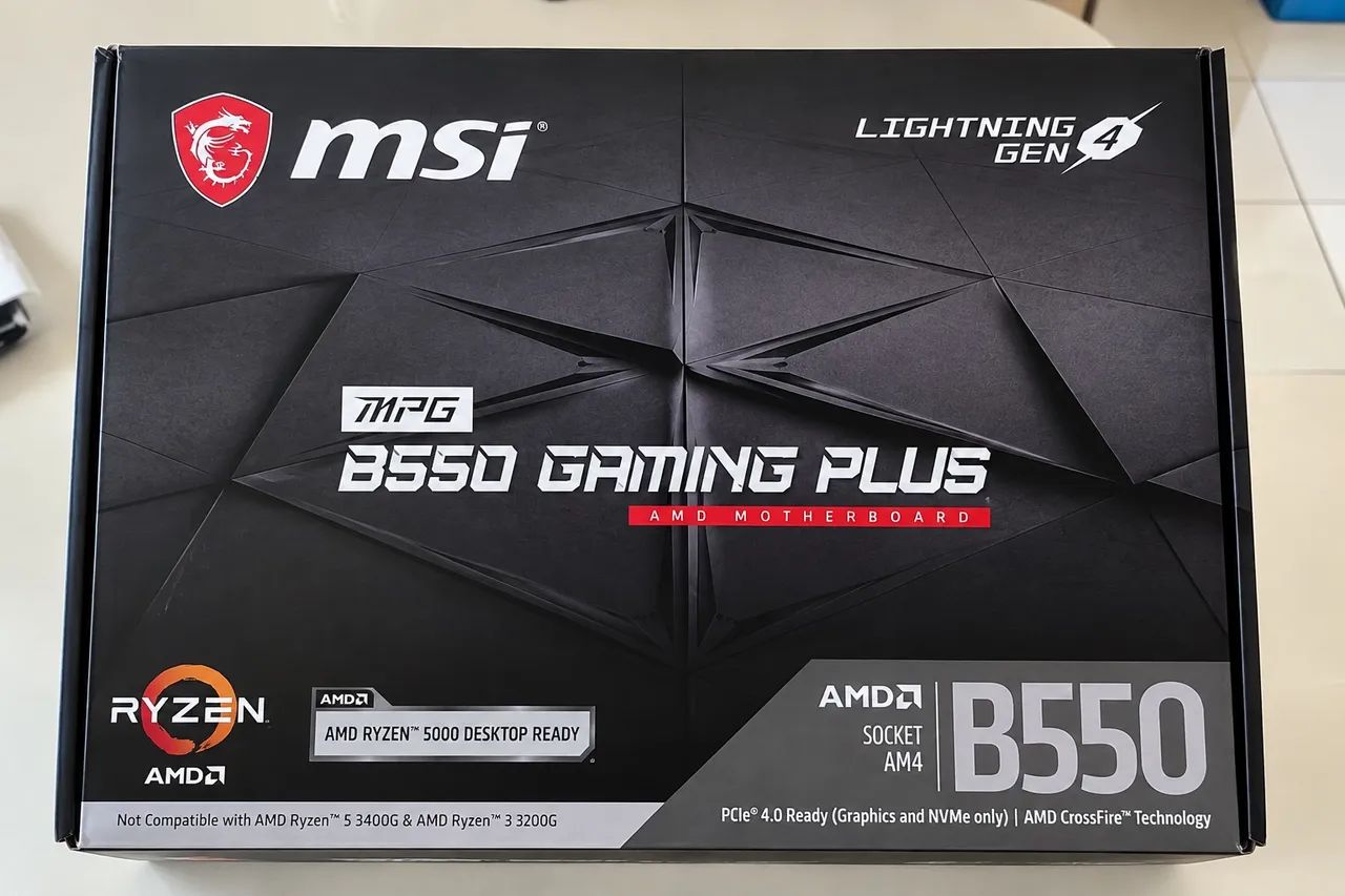 Placa-Mãe MSI MPG B550 Gaming Plus AM4 - Foto 2
