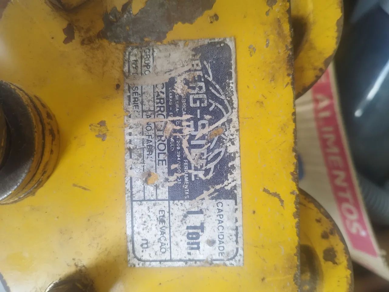 Trole Berg Steel, capacidade 1 tonelada - Foto 4