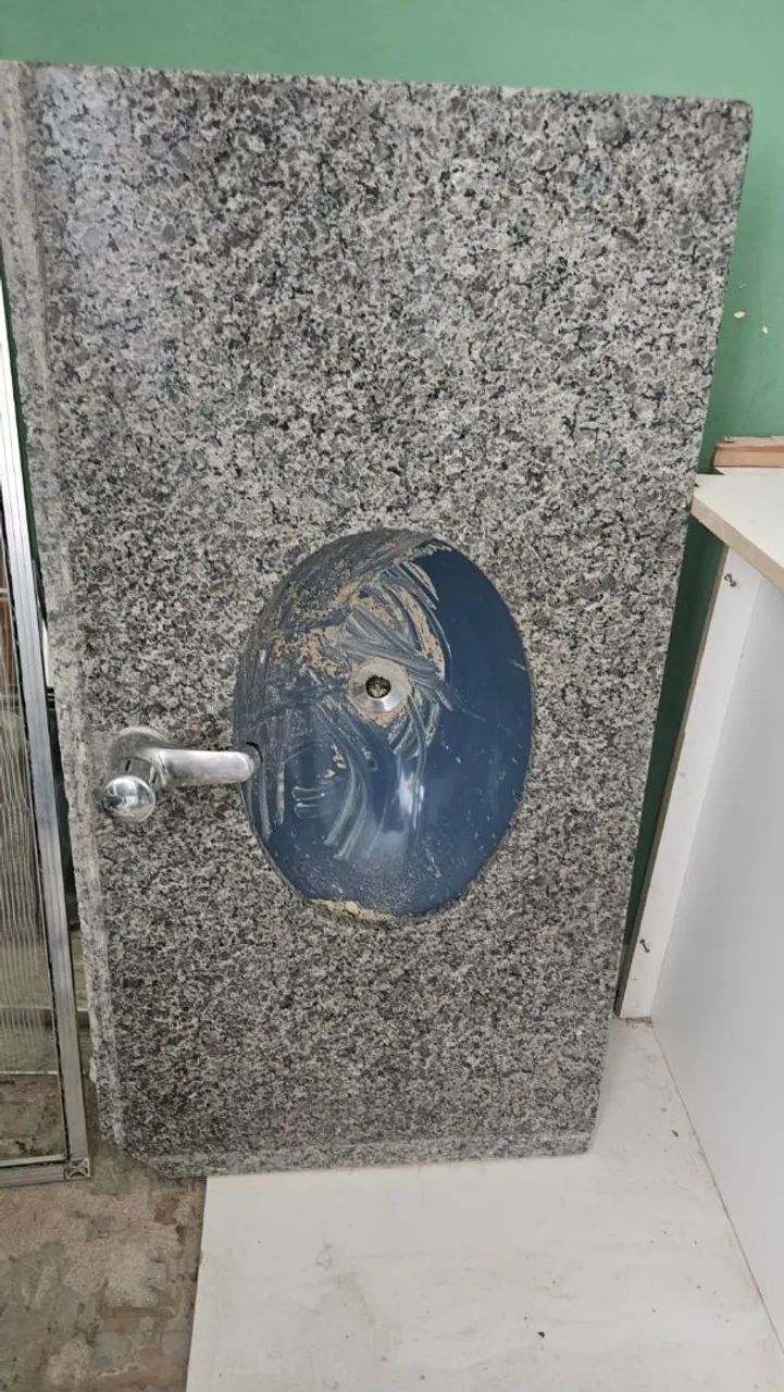 Bancada de banheiro retangular com cuba  - Foto 2