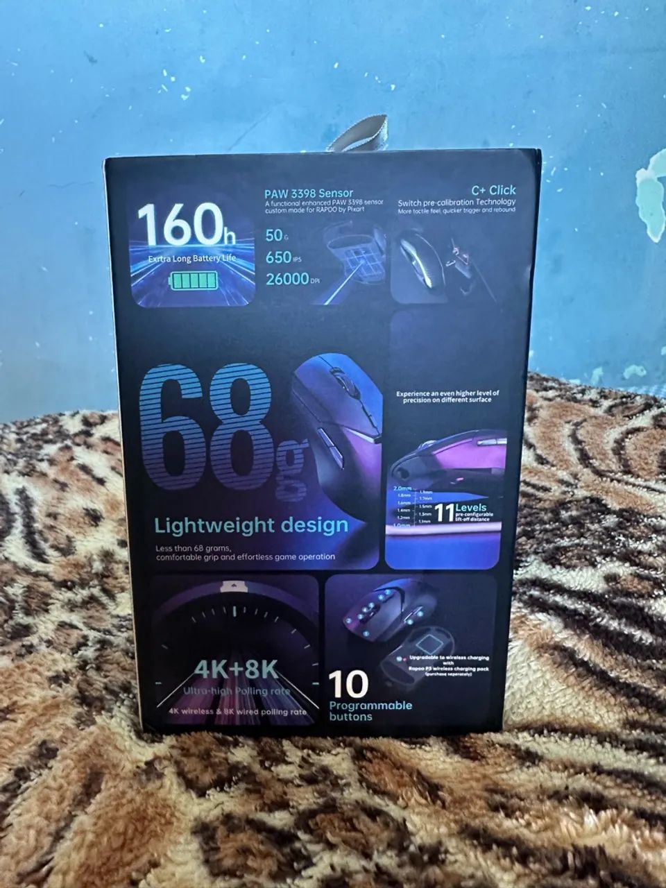 Mouse rapoo VT9 PRO 4K - Foto 2