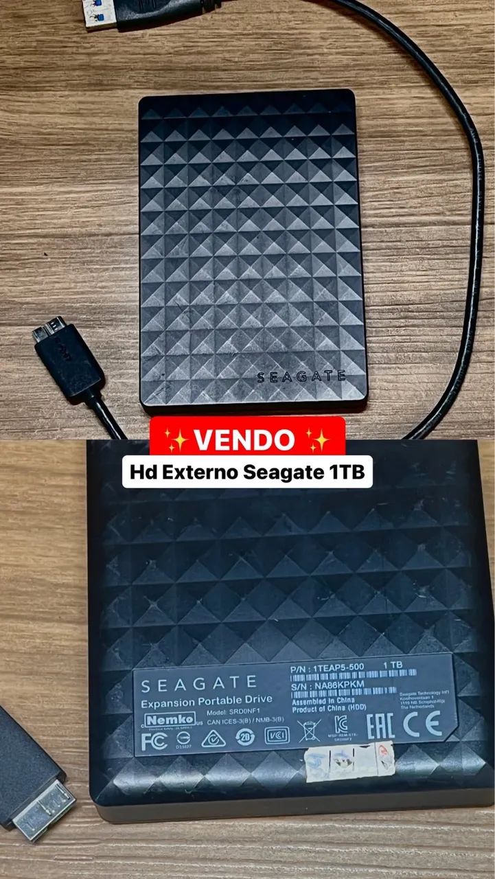 HD Seagate 1TB