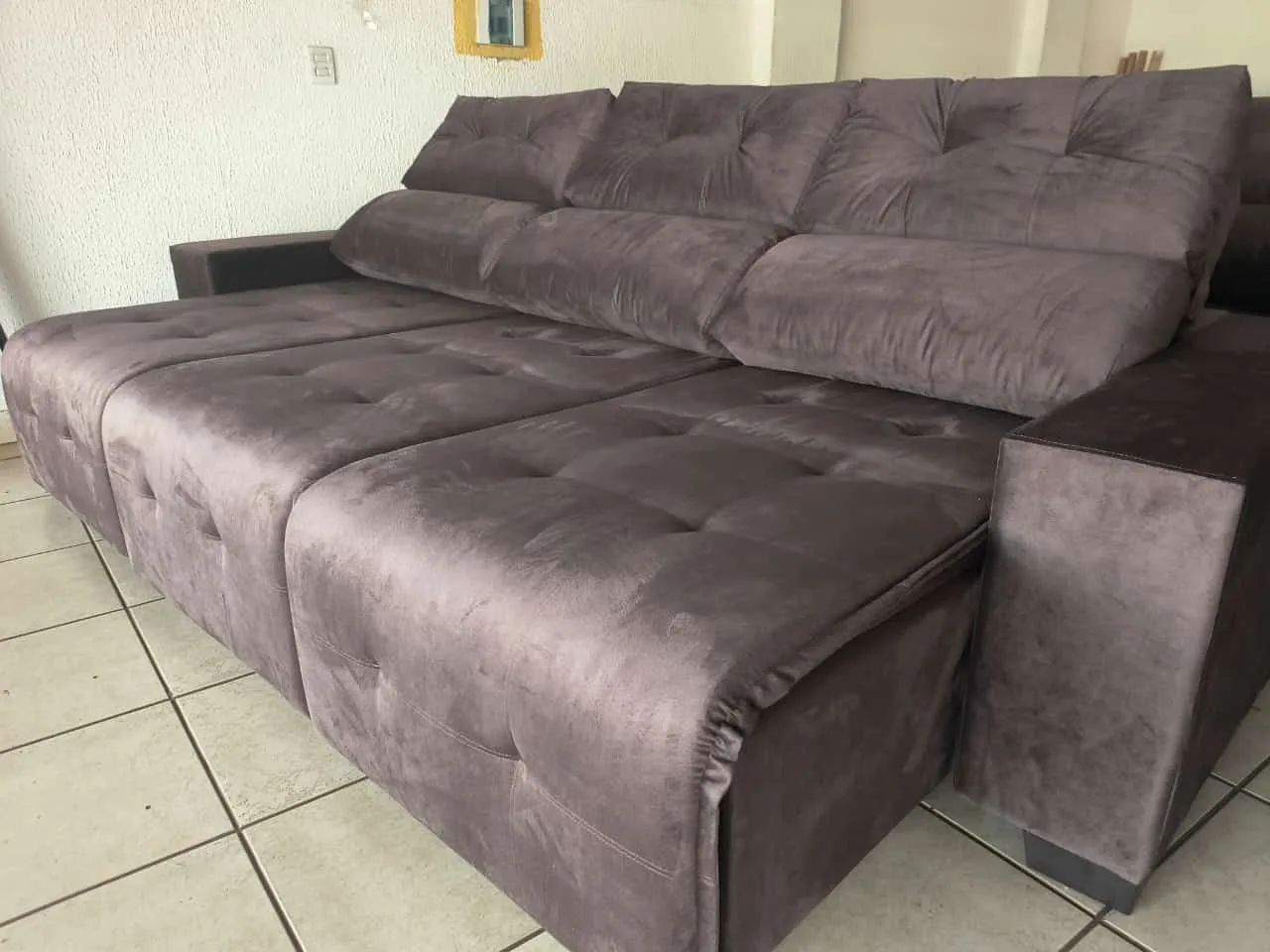 Sofá retrátil e reclinável Pronta entrega. - Foto 5