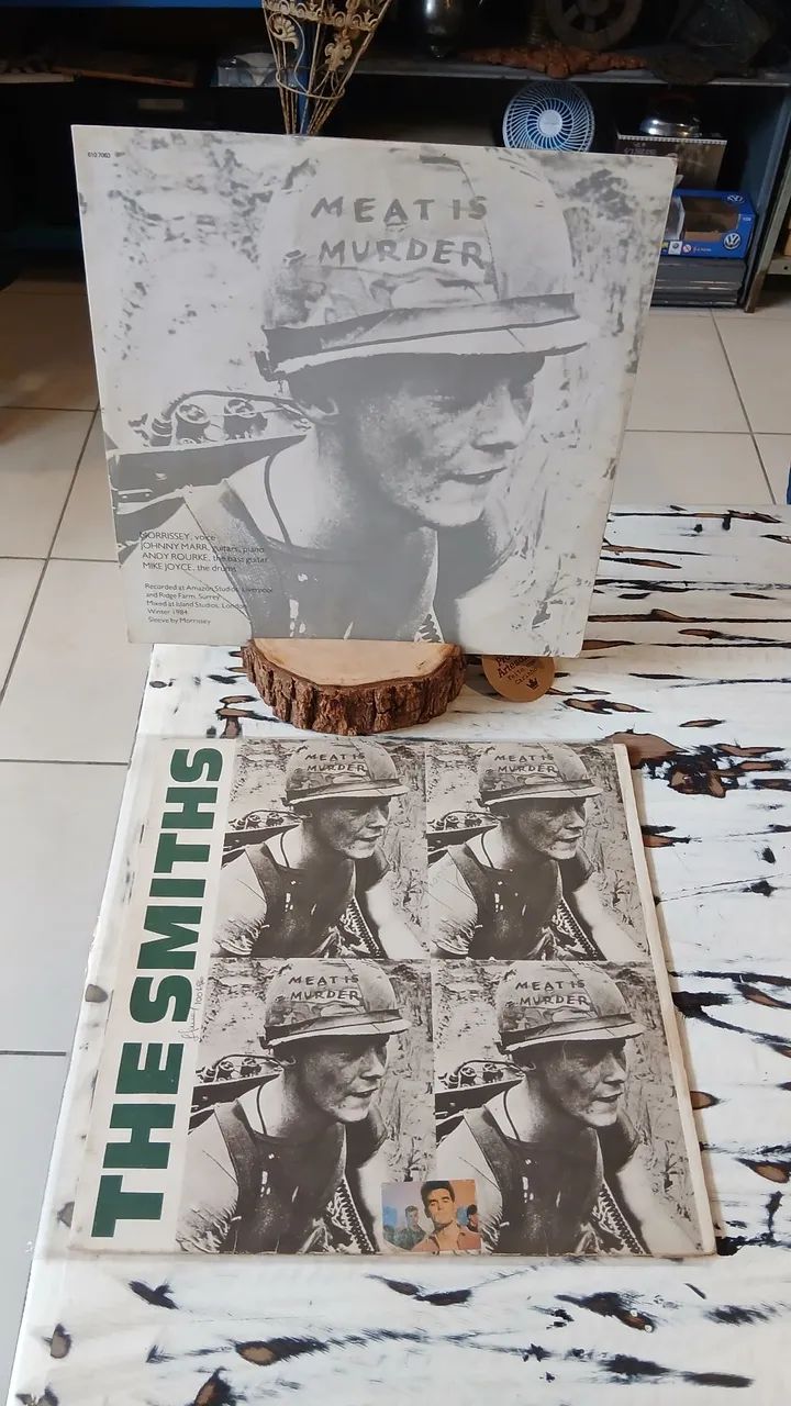 Disco de vinil The Smiths, álbum "Meat Is Murder" de 1985. - Foto 3