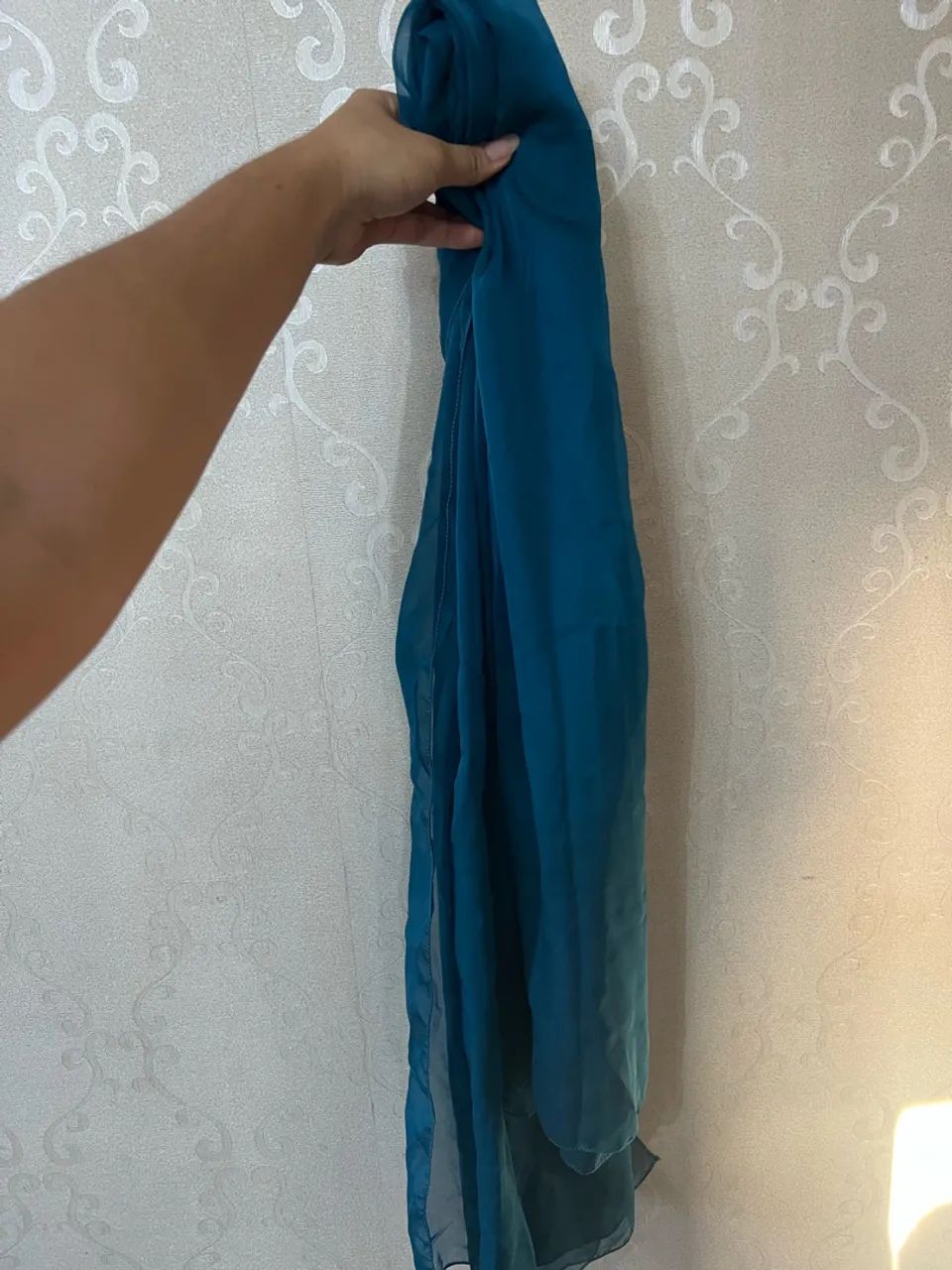 Vestido de festa azul bordado  - Foto 3