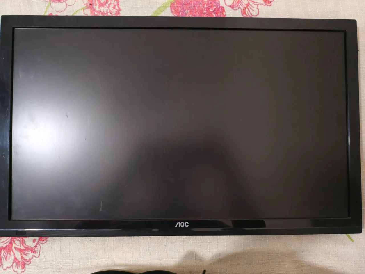 TV AOC 23,6" - Funciona perfeitamente + Cabo + Controle Remoto - Foto 5