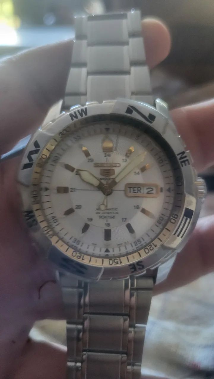 Relógio Seiko 5 Sport 23 rubis em excelente estado  - Foto 4