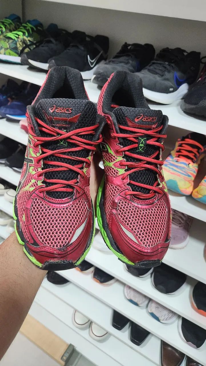 Tênis ASICS Gel Nimbus 16 Original - Tamanho 41 - Muito Confortável - Caminhada  - Foto 6