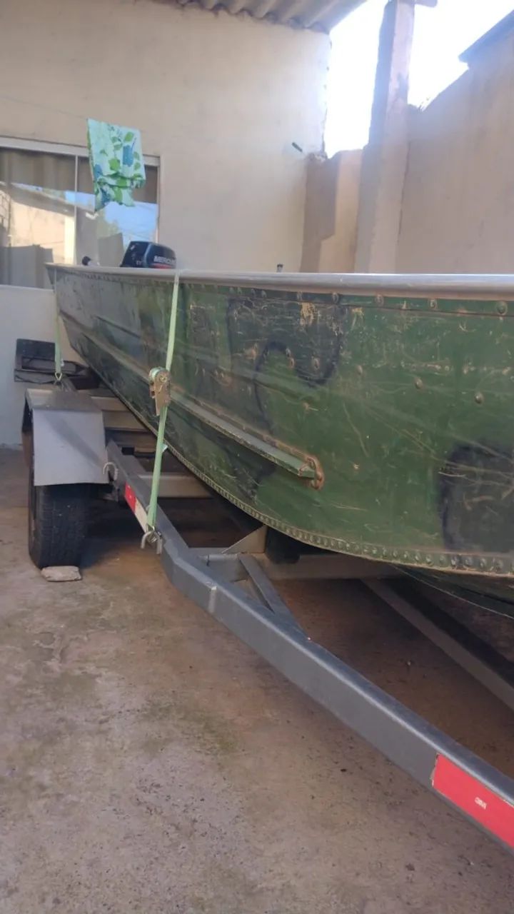 Barco, motor e carretinha - Foto 4