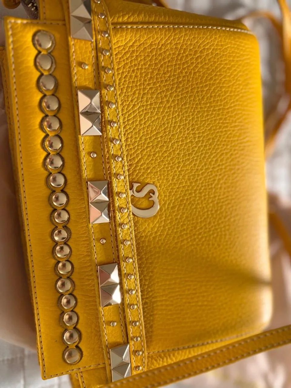 Bolsa Carmen Stefens em couro  - Foto 3