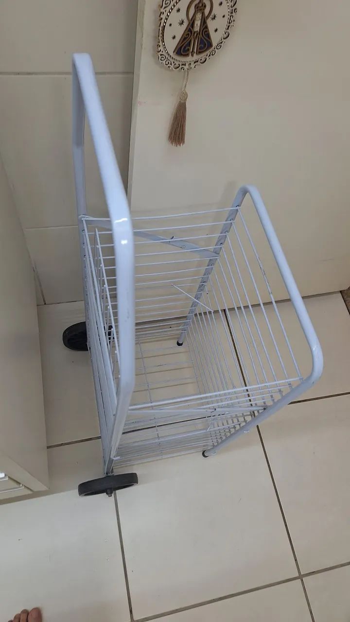 Carrinho de feira seminovo  - Foto 3