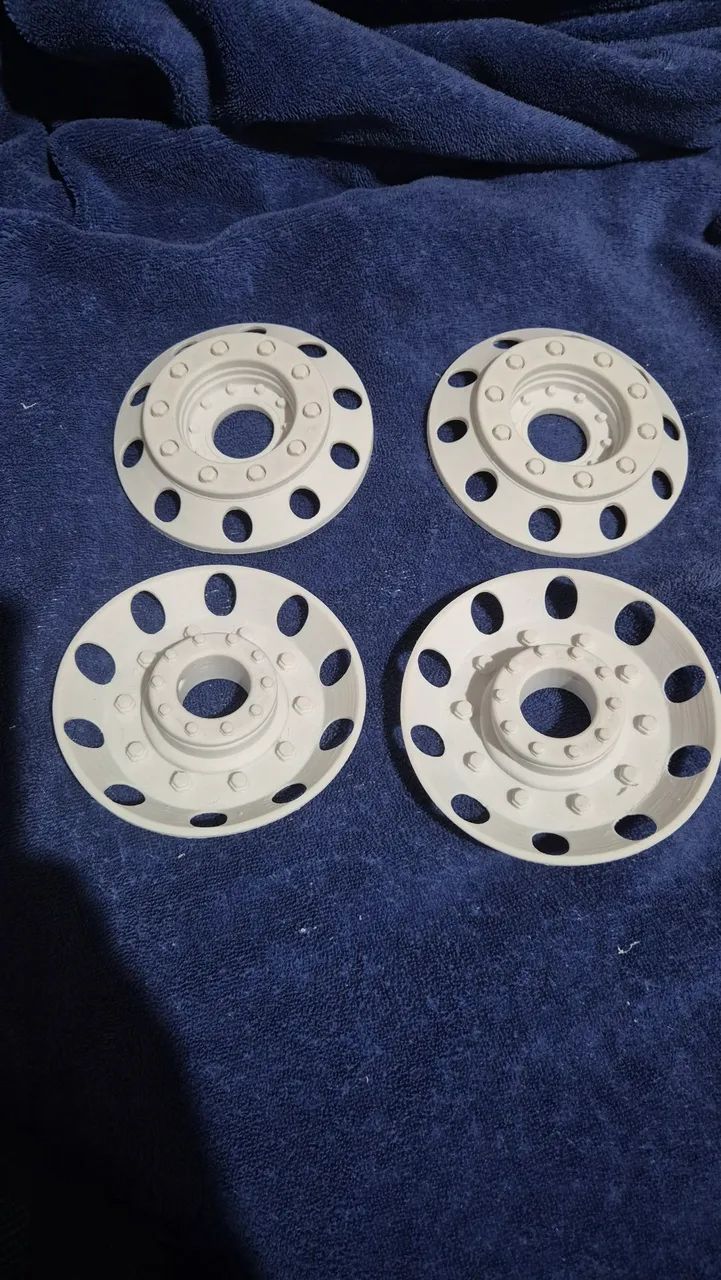 Rc Automodelo Calota 3D Caminhão FG 1/5 projeto único iguais as originais 