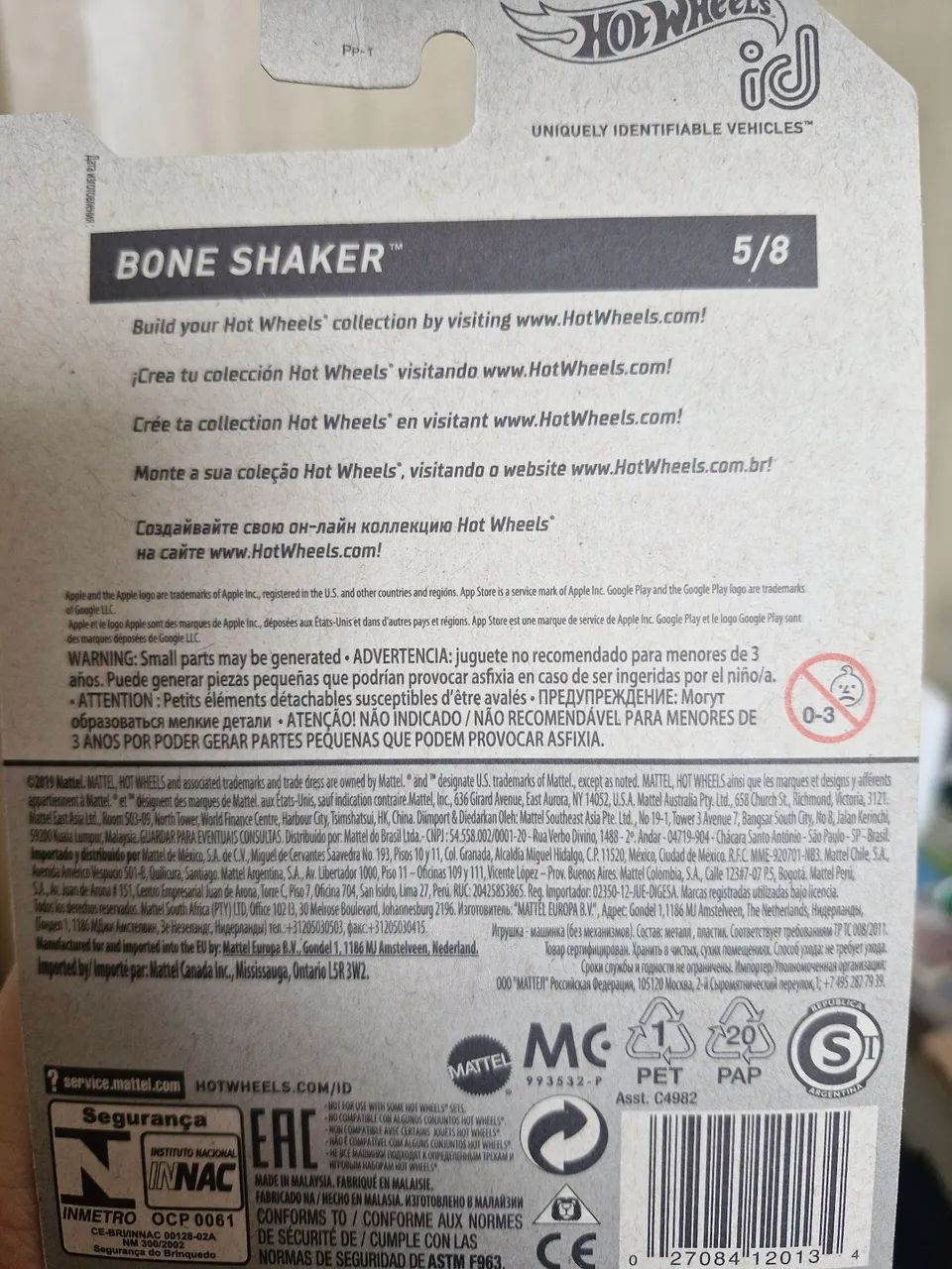 HOT WHEELS ID - BONE SHAKER - MINIATURA - Foto 2