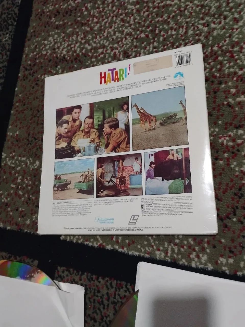 Vídeo Disc  Laser Hatari ! ( Duplo) - Foto 3