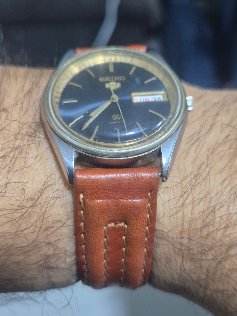 Relógio SEIKO LION HEAD (CABEÇA DE LEÃO)  À  QUARTZ   -   ÓTIMO ESTADO/RARO - Foto 5