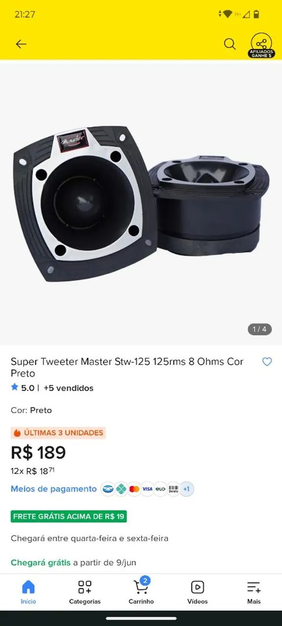 Twitter e Driver Master Falantes  - Foto 2
