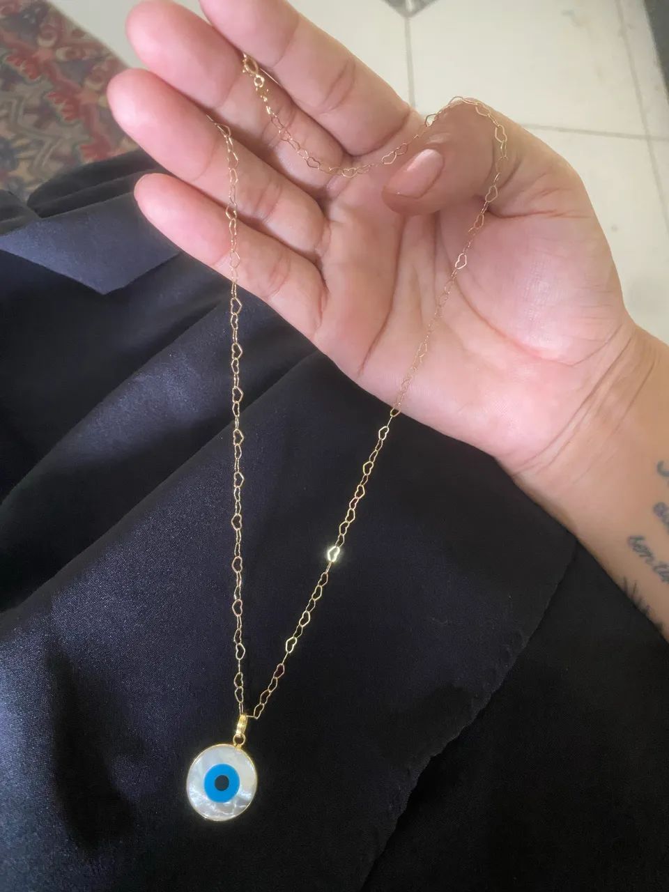 Vendo esse cordão de ouro com pingente 