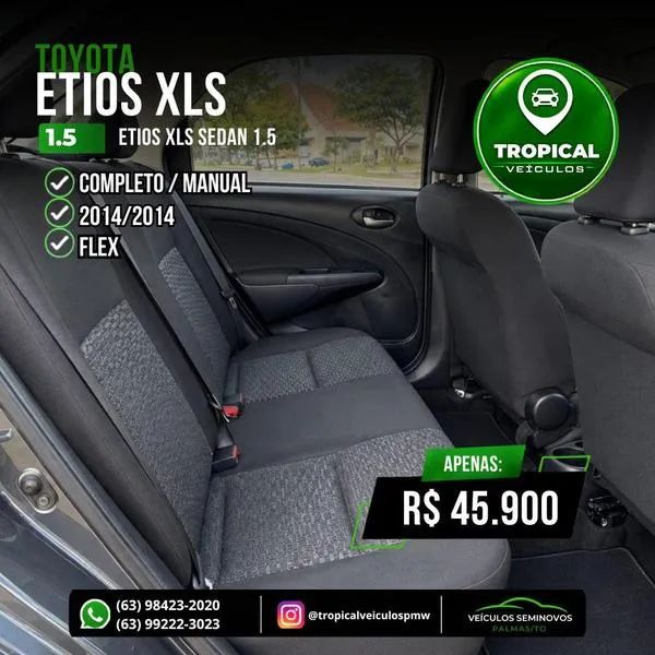 Toyota Etios 1.3 Flex 16V 5P Mec. 2014 - Foto 4