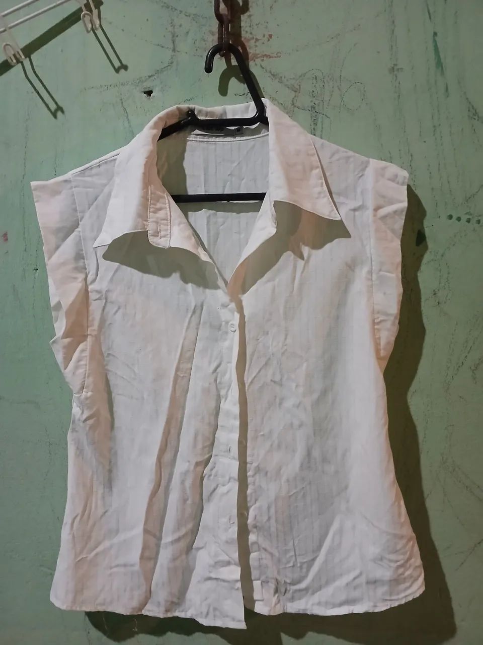 Colete branco (blusa) - Foto 4