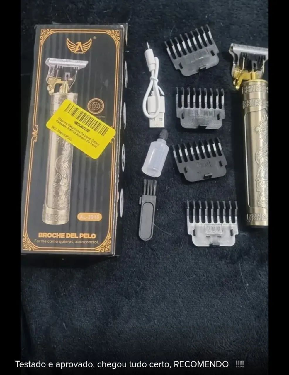 Máquina 2 em1 corta cabelo/barbeador, compacta e profissional  - Foto 3