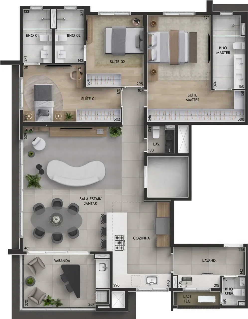 PLANTA 153m²