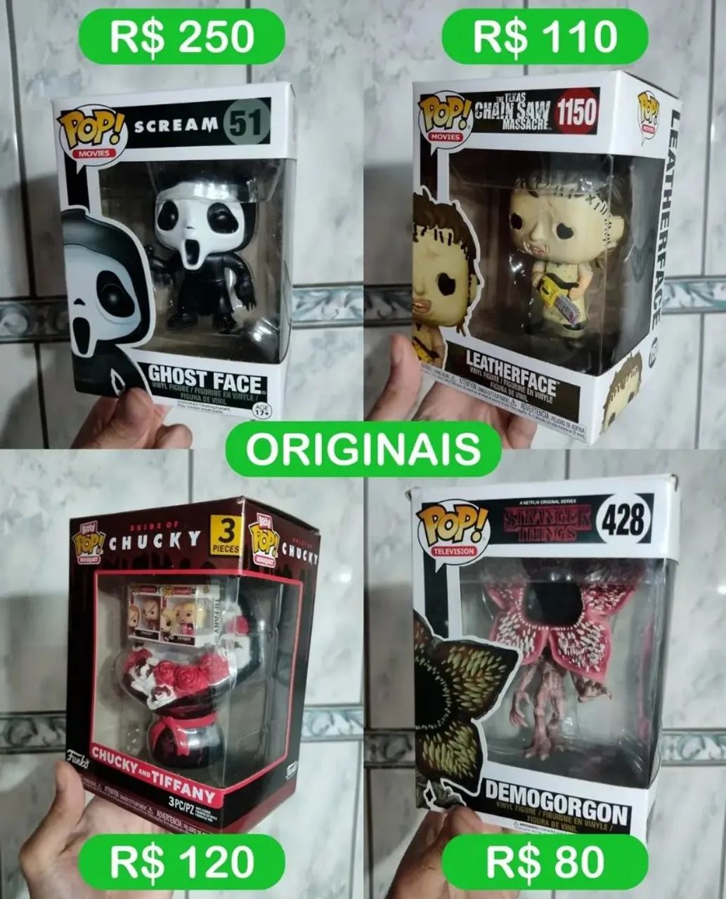 Bonecos Funko Pop 