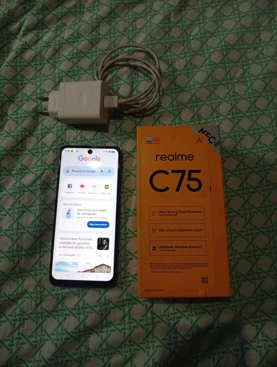 Smartphone Realme C75 256Gb, 8Gb ram com NFC - Foto 3