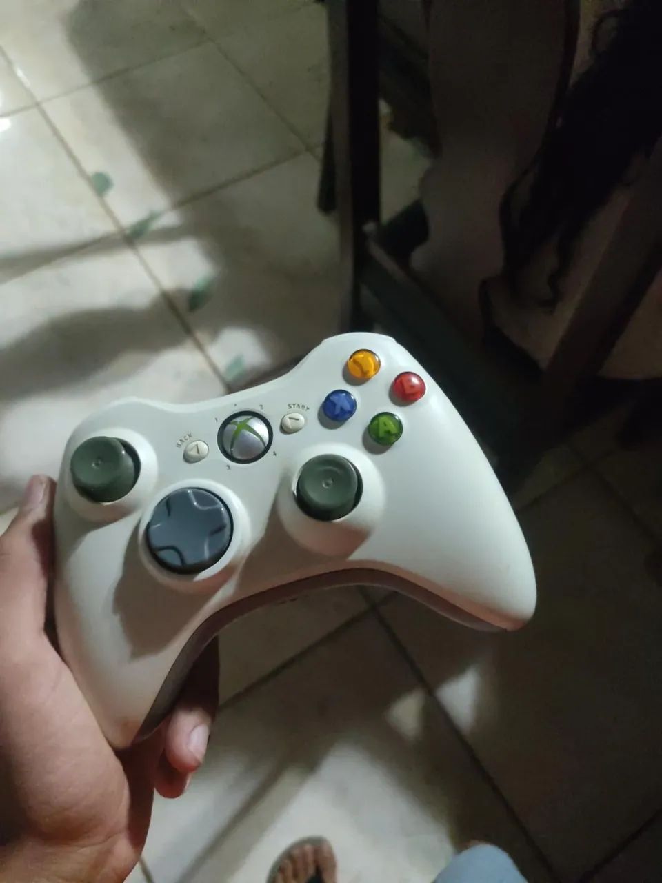  Controle Xbox 360 branco 