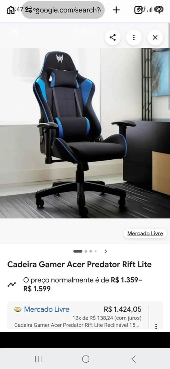 Cadeira gamer  - Foto 3