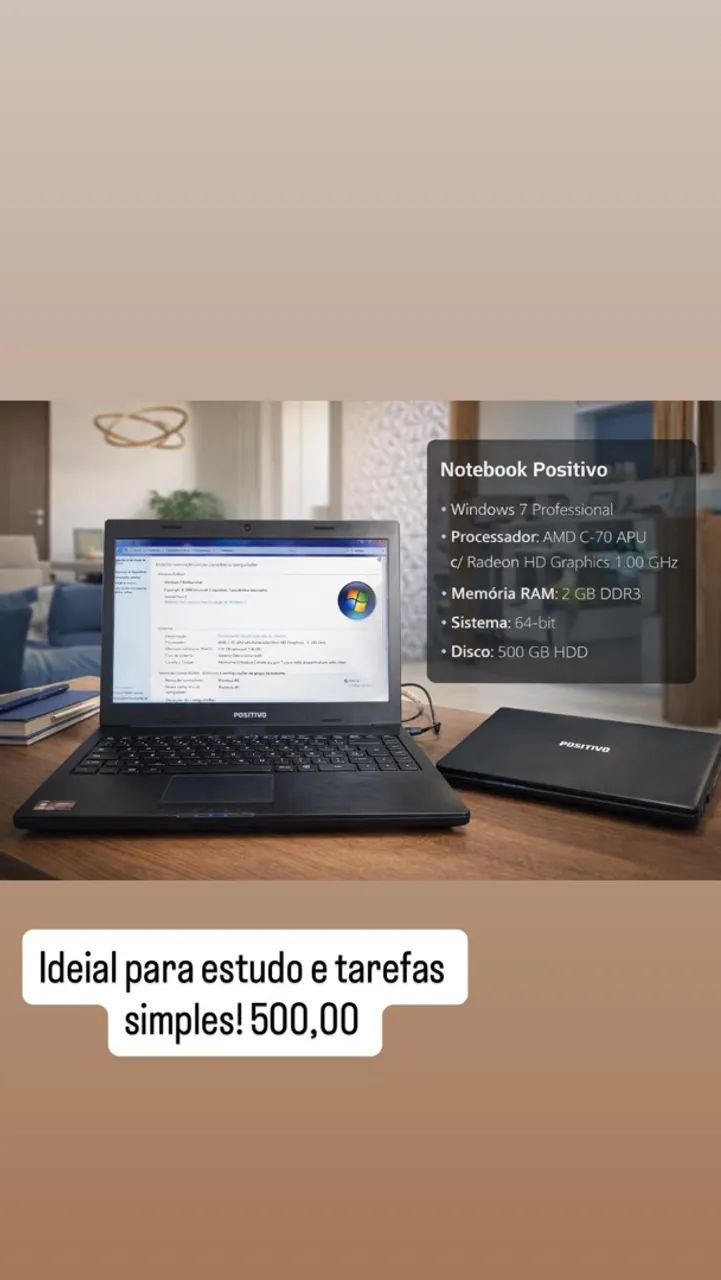 Notebook positivo ?
