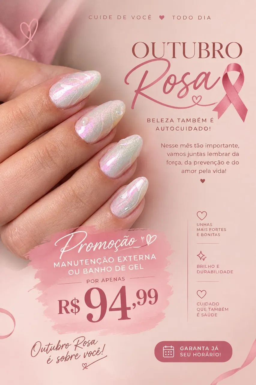 Manutenção ou Banho de Gel