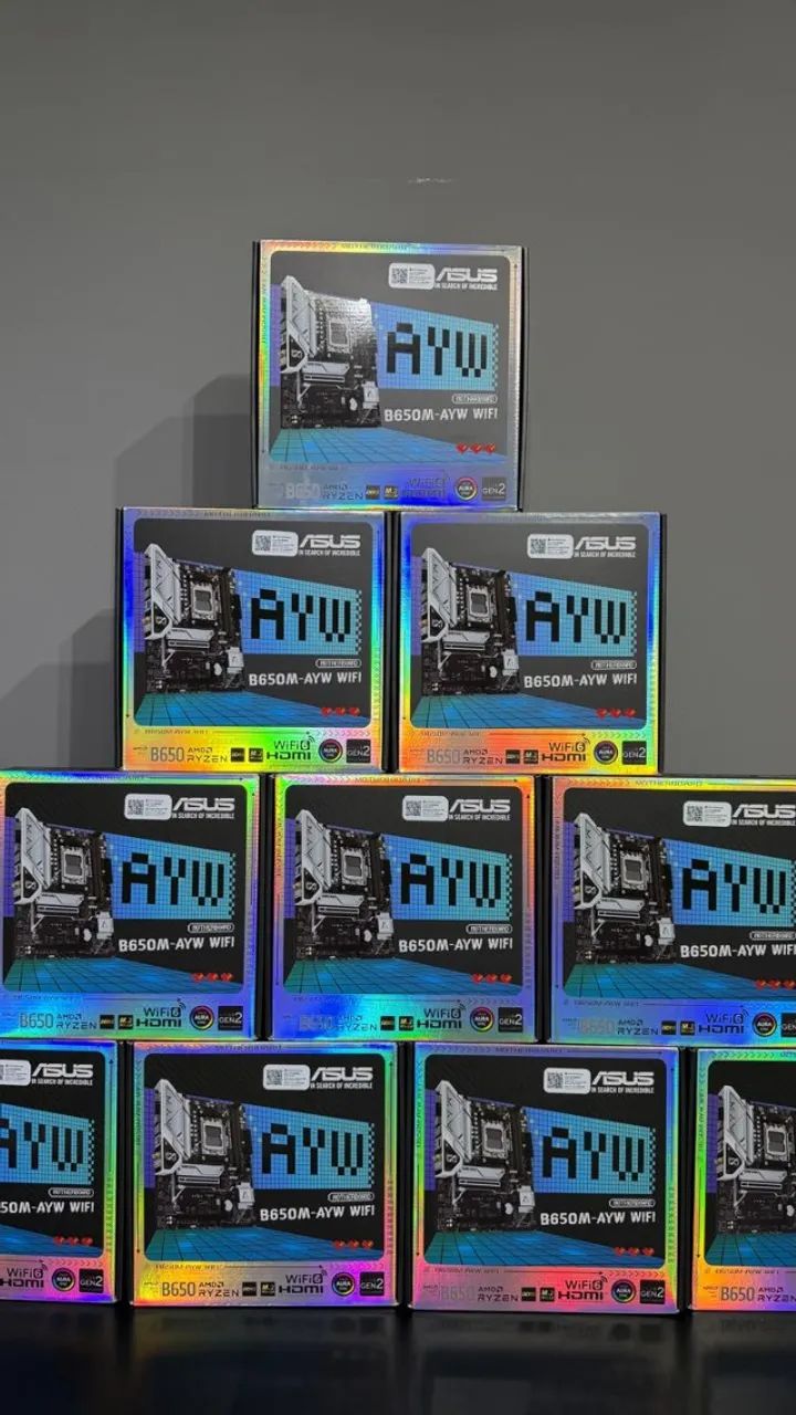 Placa Mãe ASUS B650M-AYW Wi-Fi, AM5, M-Atx - (NOVA) - Foto 5