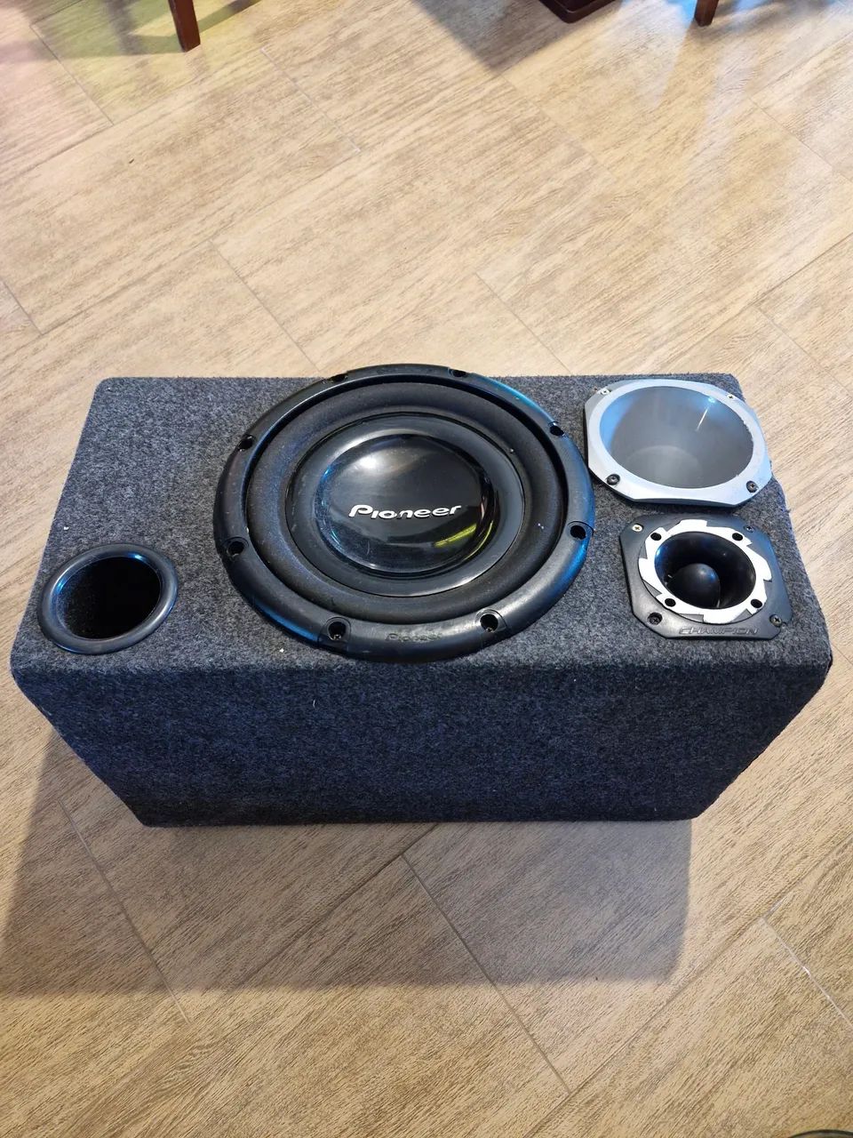 Caixa Trio Sub pionner 12 250rms  - Foto 2