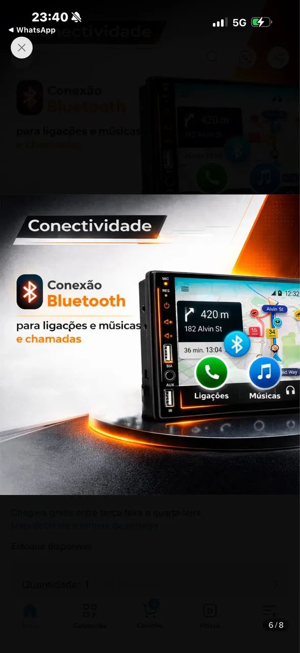 Central multimídia Onix 2012-2019 - Foto 2