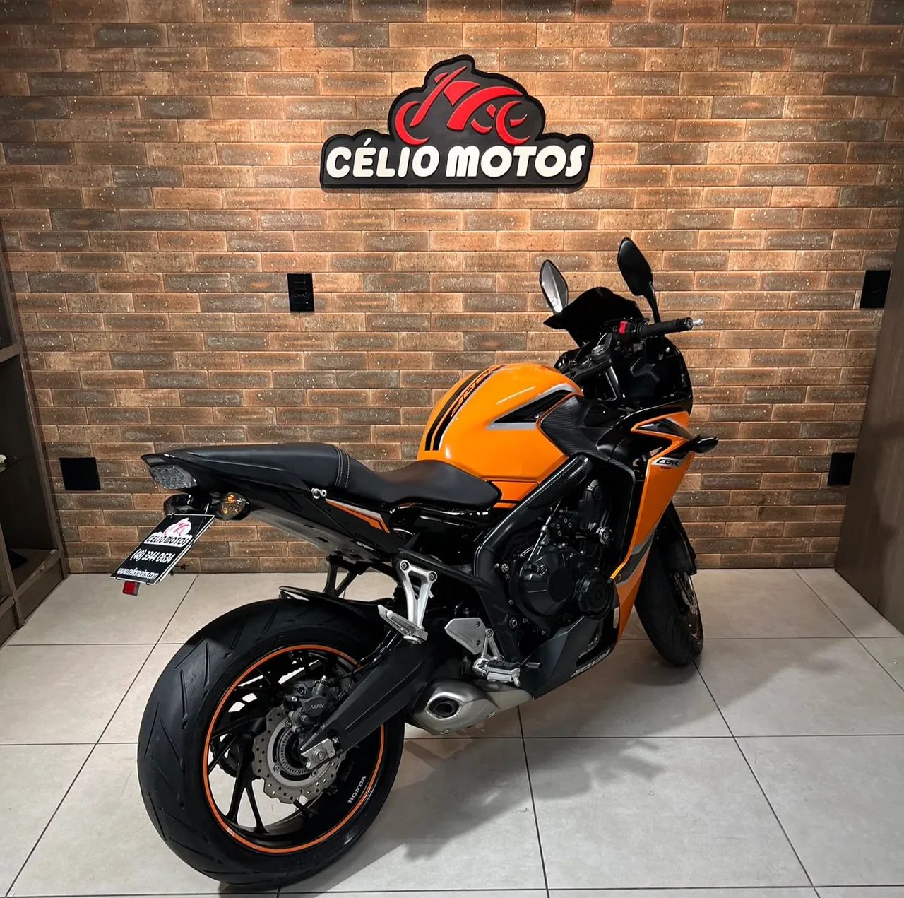 CBR 650F  LARANJA 2018/2019 - Foto 3