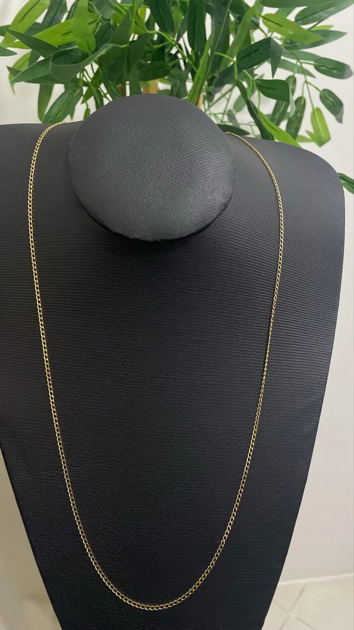 Corrente em ouro 18k, 65cm