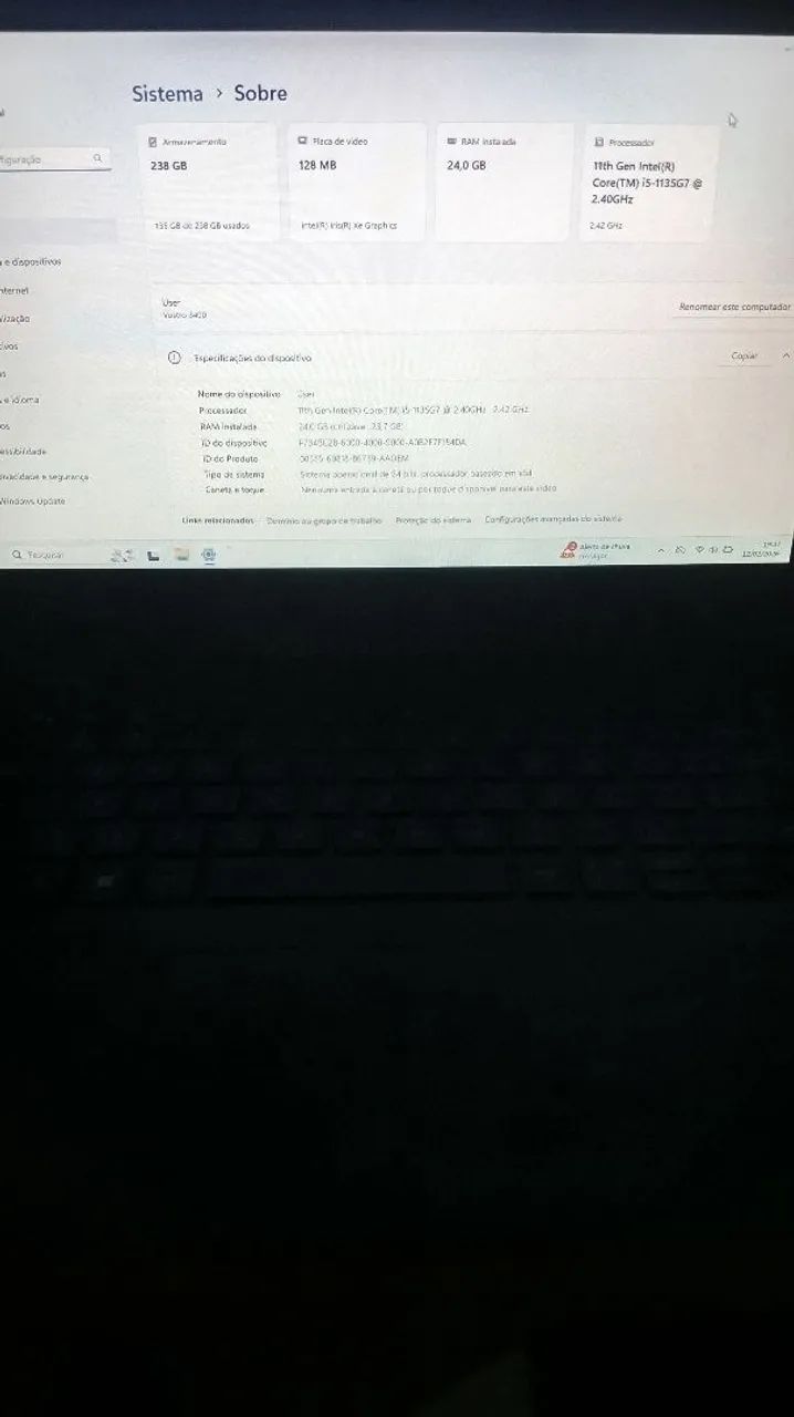 Notebook Dell Vostro i5 11° geração - Foto 2